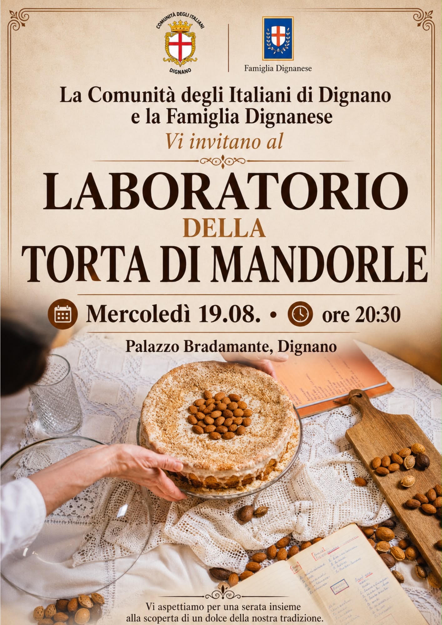 RADIONICA IZRADE - TORTA DE MANDOLE